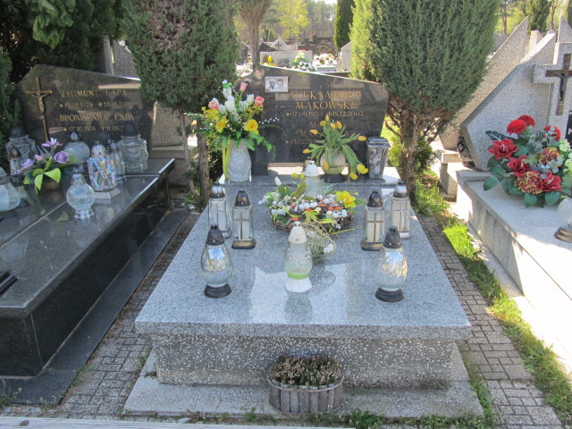 Grób Aleksander Makowski