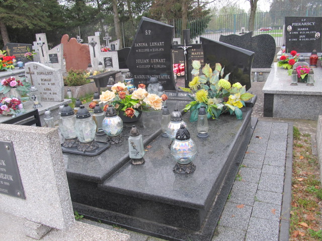 Grób Janina Lenart