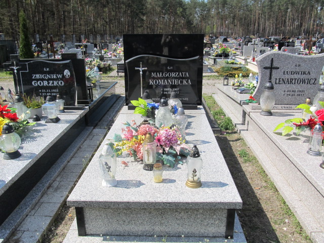 Grób Małgorzata Komaniecka