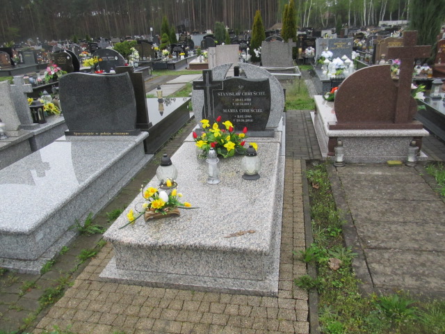 Grób Maria Chruściel